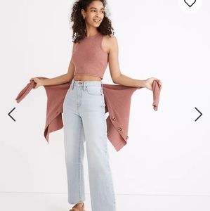 The Perfect Vintage Wide-Leg Crop Jean in Edmunds Wash